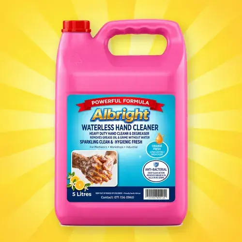 Albright Waterless Hand Cleaner 5L